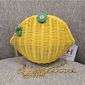 VIRAL Lemon Haute Hippie Clutch Handbag